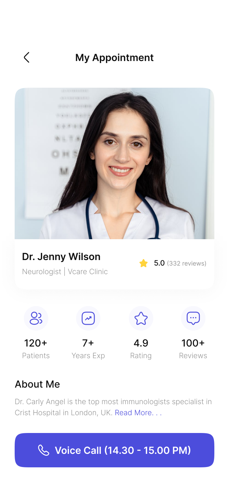 High-Fidelity (Appointment Detail Voice Call)